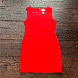 Elegant Red Sleeveless Dress